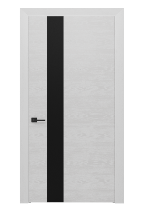 Дверь ULTRA Glass Black (стекло черное) эмаль